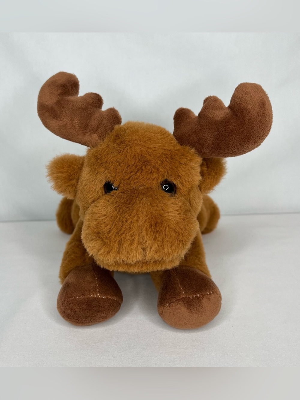 Alaska Outpost Brown Plush Moose Stuffed Animal- Very Soft